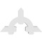 Ekena Millwork Ericson Architectural Grade PVC Gable Bracket, 48"W x 28"H x 6"D x 6"F, 14/12 Pitch GBP048X28X0606ERI00 - alternate 2